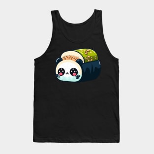 Sushi Panda Kawaii Tank Top